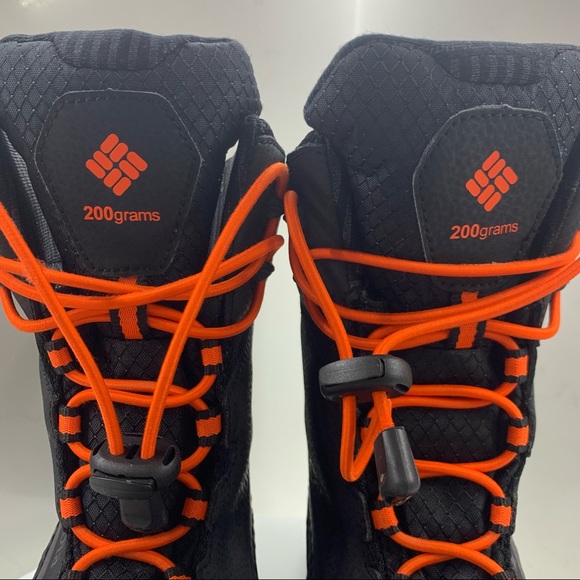 Columbia 200 Grams Size 4 US Womens Snow Boots Black Waterproof - Picture 12 of 12
